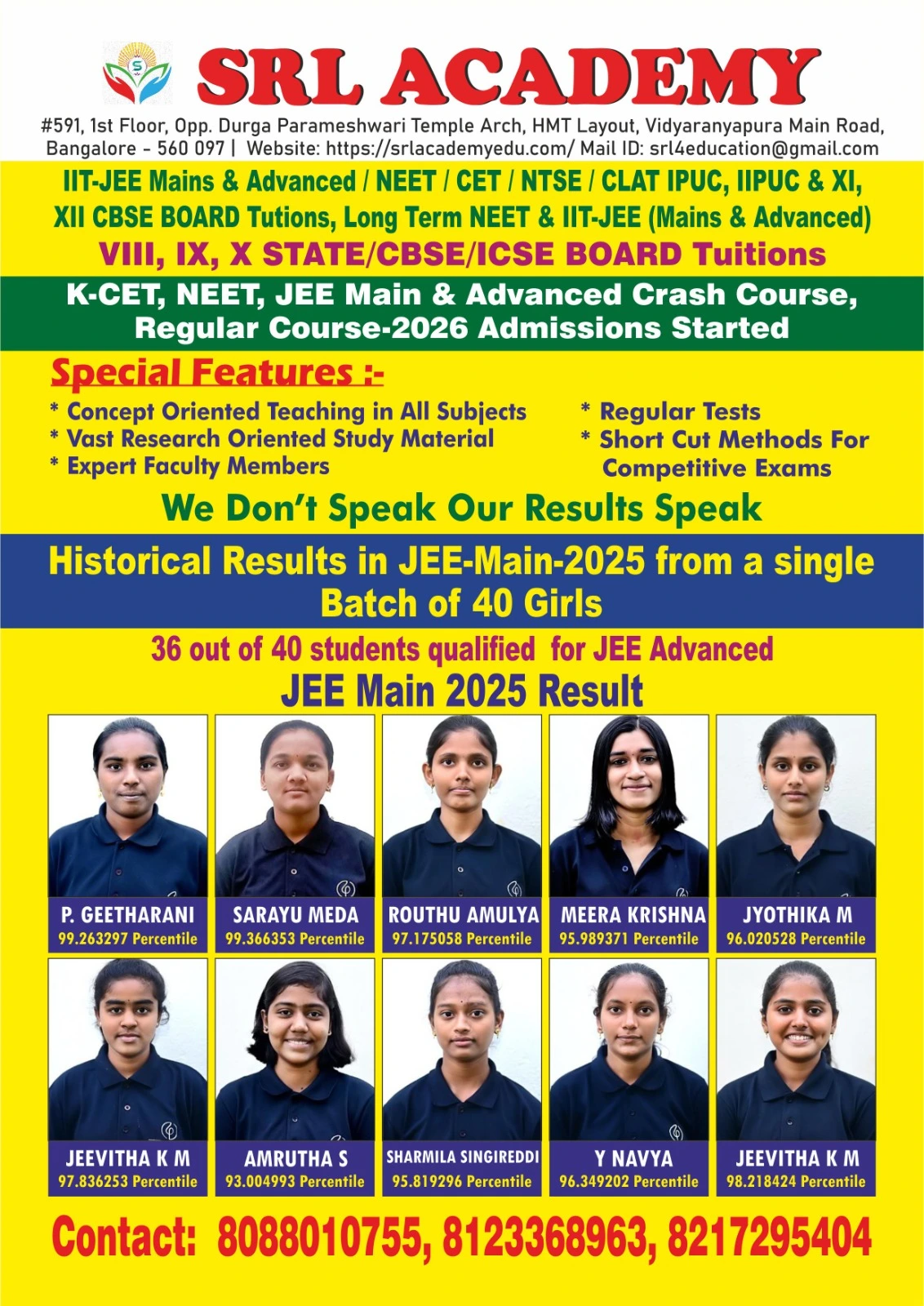 Class 11 NEET SRL Batch